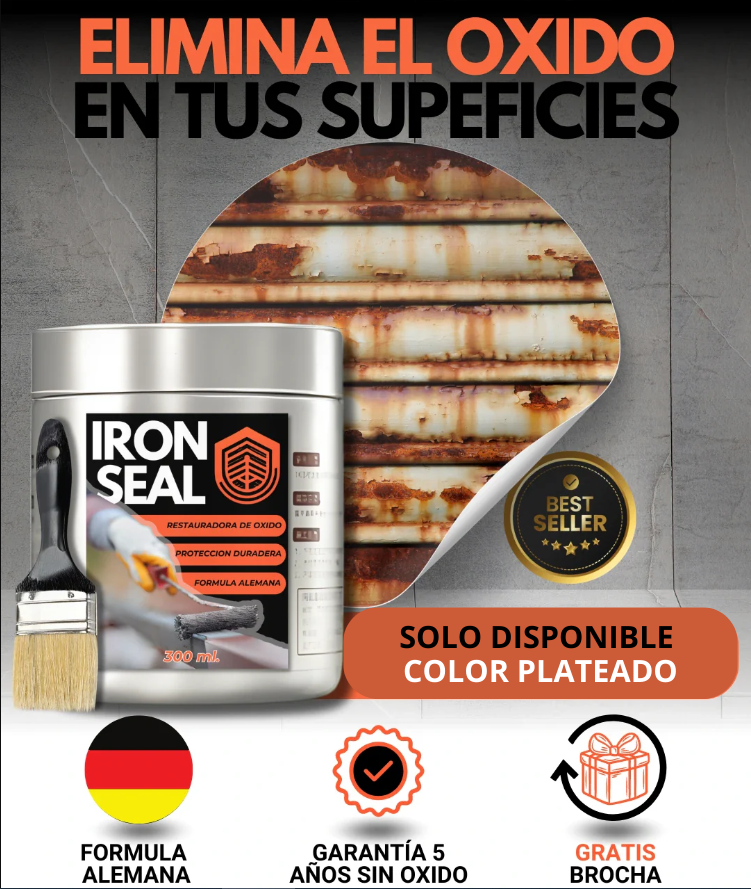 IRON SEAL- Color y Protección que perduran (Disponible solo en color plateado)